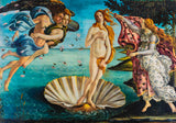 Birth of Venus - Painted by Sandro Botticelli - Circa. 1486. High Quality Polyester Cotton Canvas Print. Rolled Canvas Available in 3 Sizes - Small, Medium, or Large. Stretched Canvas Option Available in One (1) Large Size - 70cm x 100cm.