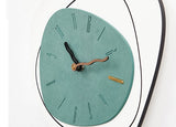 EM Collection - ‘Klein Green’ Elegant Wall Clock 57cm Length
