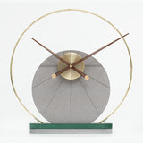 EM Collection - ‘Vogue Grey’ Bedside Table/Console Table Clock 46cm Wide