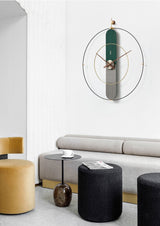 EM Collection - ‘Fuller Green’ Timeless Wall Clock 80cm Length