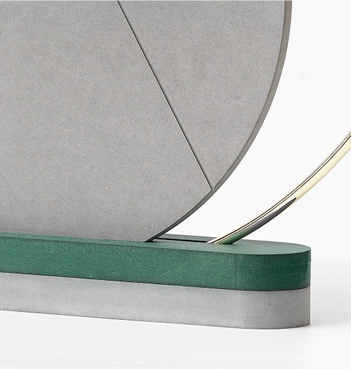 EM Collection - ‘Vogue Grey’ Bedside Table/Console Table Clock 46cm Wide