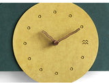 EM Collection - ‘Gehry Green’ Geometric Wall Clock 55cm Length!