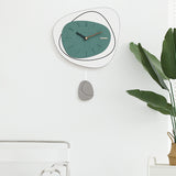 EM Collection - ‘Klein Green’ Elegant Wall Clock 57cm Length