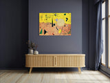 Catalan Landscape - Painted by Joan Miro - Circa. 1924. High Quality Polyester Cotton Canvas Print. Ready to be Framed or Mounted. Available in One Large Size. 70cm X 100cm. Stretched Canvas Option Available in One (1) Large Size - 70cm x 100cm.