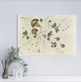 Last Watercolor - Painted by Wassily Kandinsky - Circa. 1944. High Quality Polyester Cotton Canvas Print. Ready to be Framed. Available in Two Sizes - 40cm X 60cm & 70cm x 100cm.