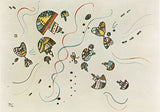 Last Watercolor - Painted by Wassily Kandinsky - Circa. 1944. High Quality Polyester Cotton Canvas Print. Ready to be Framed. Available in Two Sizes - 40cm X 60cm & 70cm x 100cm.