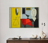 L’Atelier (The Studio) - Painted by Pablo Picasso - Circa. 1927. High Quality Polyester Cotton Canvas Print. Rolled Canvas Available in 3 Sizes - Small, Medium, or Large. Stretched Canvas Option Available in One (1) Large Size - 70cm x 100cm.