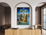 The Madonna of Port Lligat  - Painted by Salvador Dali - Circa. 1949. High Quality Polyester Cotton Canvas Print. Ready to be Framed or Mounted. Available in 3 Sizes - Small - Medium or Large.