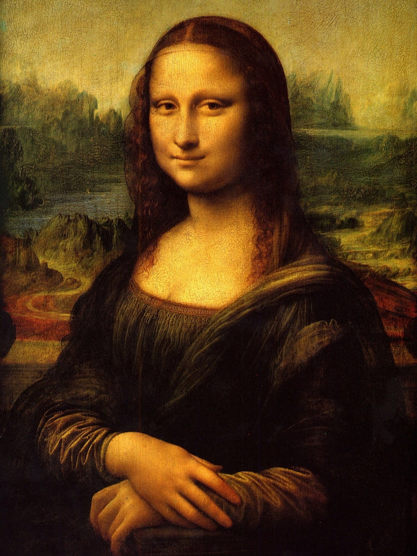 Mona Lisa - Painted by Leonardo Davinci - Circa. 1503. High Quality Canvas Print. Ready to be Framed or Mounted. Available in One Large Size. 80cm X 100cm.