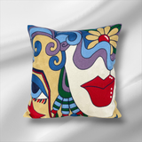 EMBROIDED Premium Cushion Covers (PICASSO INSPIRED Collection) - 11 Gorgeous Picasso Inspired Cushion Covers to Select From. Standard 45cm Cushion Size. Curated Range Unique to Australia.