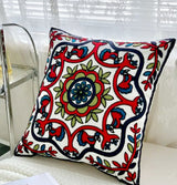 EMBROIDED Premium Cushion Covers (HAMPTONS Designer Collection) - 5 Exquisite Classically Inspired Cushion Covers to Select From. Standard 45cm Cushion Size.