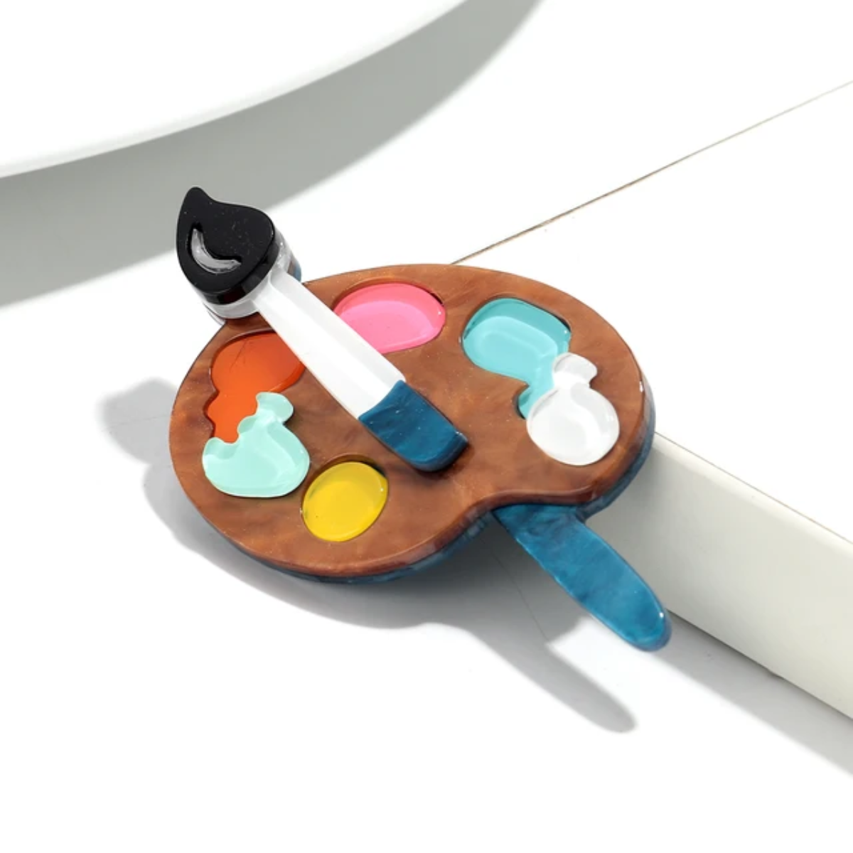 The Artist’s Hand – Palette Brooch Collection of 4 Bedazzled by Cubism