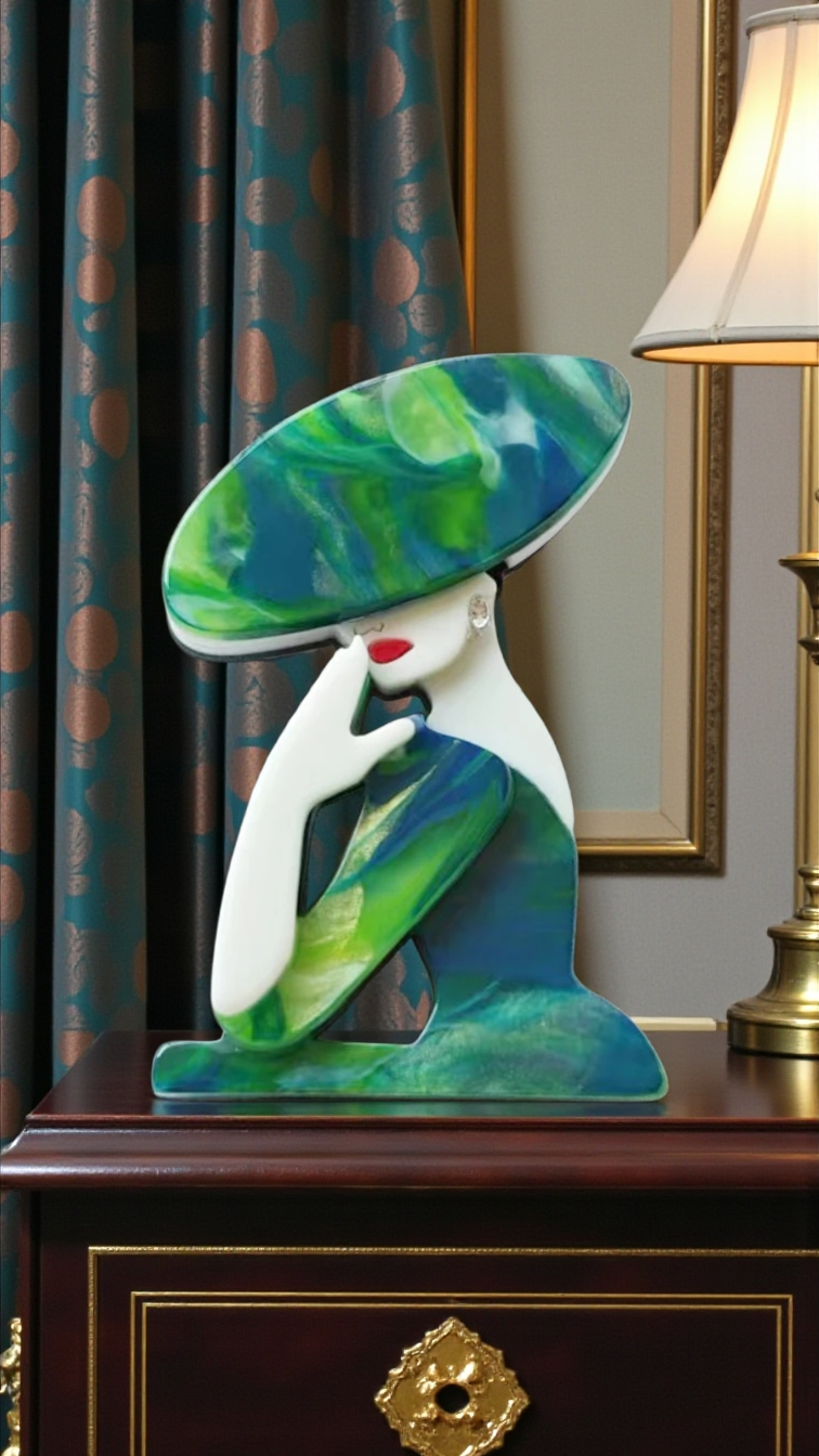 Expressionist Muse – Seated Figures Set of 5