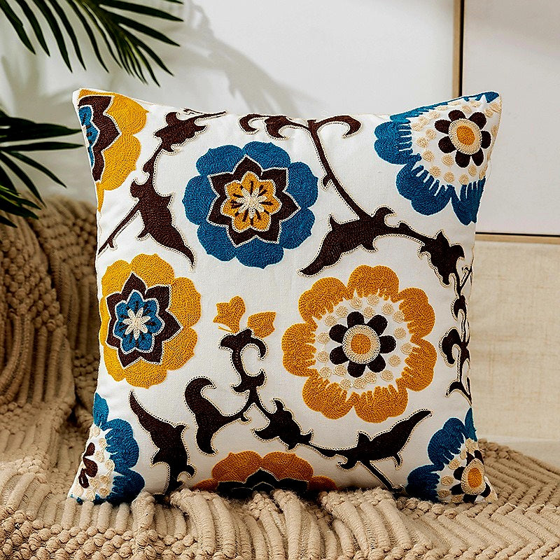 EMBROIDED Premium Cushion Covers (HAMPTONS Designer Collection) - 5 Exquisite Classically Inspired Cushion Covers to Select From. Standard 45cm Cushion Size.