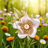 The Serene Blossom Pink Petal Brooch: A delicate touch of color.