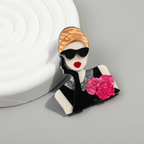 The Les Deux – Art Deco Statement Brooch Pair