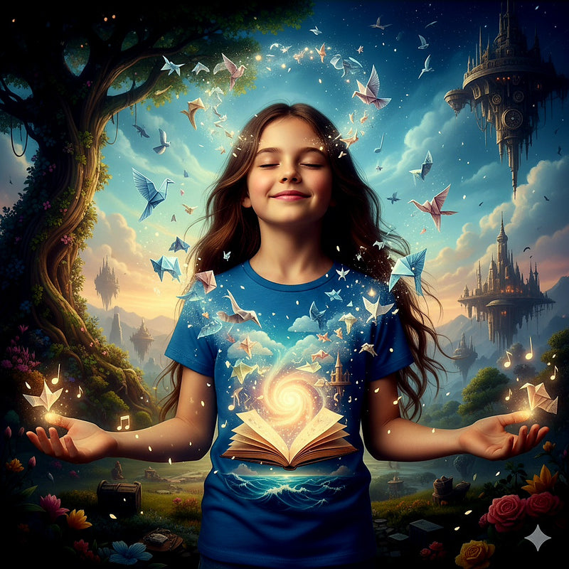 Page & Plume Kids TShirts.Where Imagination Takes Flight. Art Streetwear for Kids 5 to 12 Years Old! When Imagination is More Important Than Knowledge!