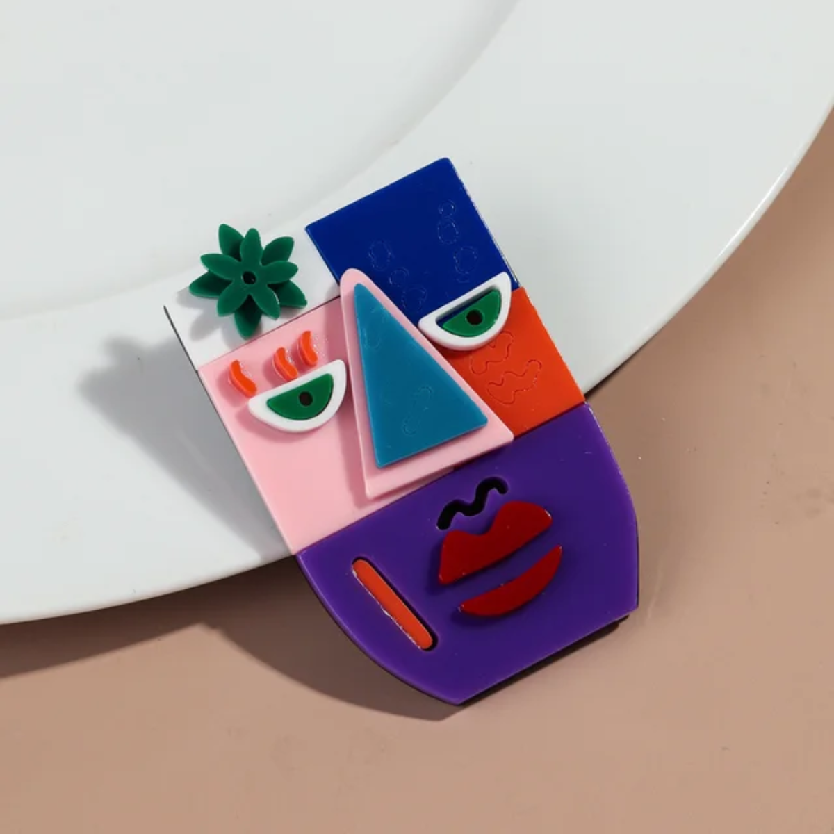 Cubist Reverie – 4 Mosaic Faces Inspired by Pablo Picasso