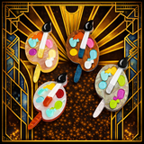 The Artist’s Hand – Palette Brooch Collection