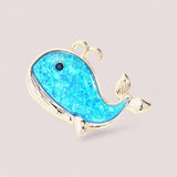 Oceanic Sparkle: Whimsical whale Brooch.. A Stylish Brooch for Every Stylish Occasion.