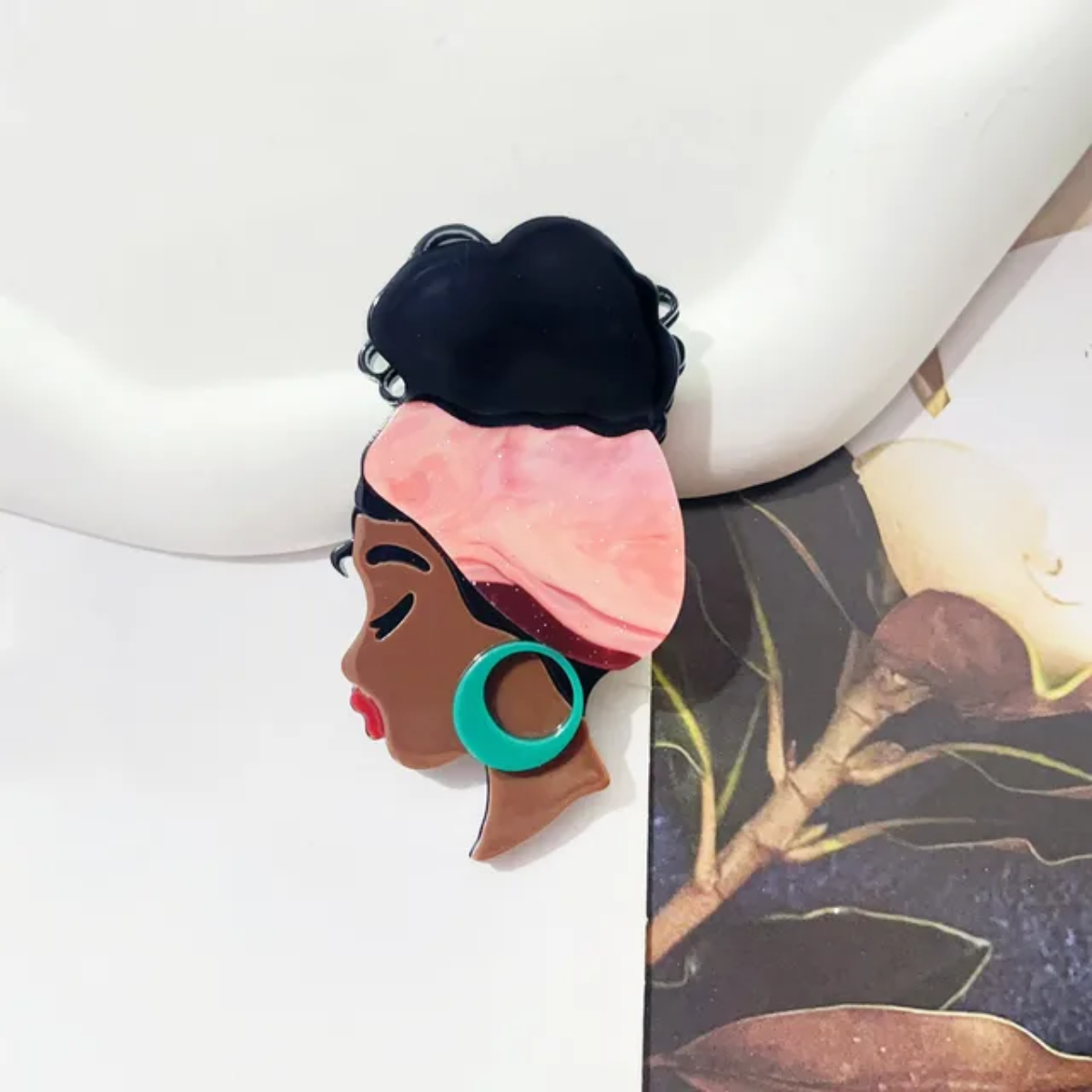 Sovereign Afro Six – Headwrap Series Inspired by Cubist Art