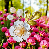 The Pearl Blossom Brooch: Luminous Elegance in Bloom. Elegant Brooch for Sophisticated Events.