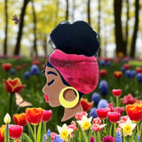 Spring Serenade: A beautiful profile in full bloom. An Elegant Brooch for Artistic Events.