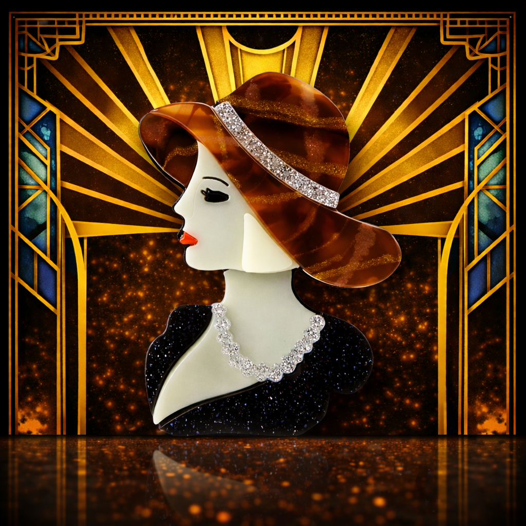 Midnight Soirée Brooch