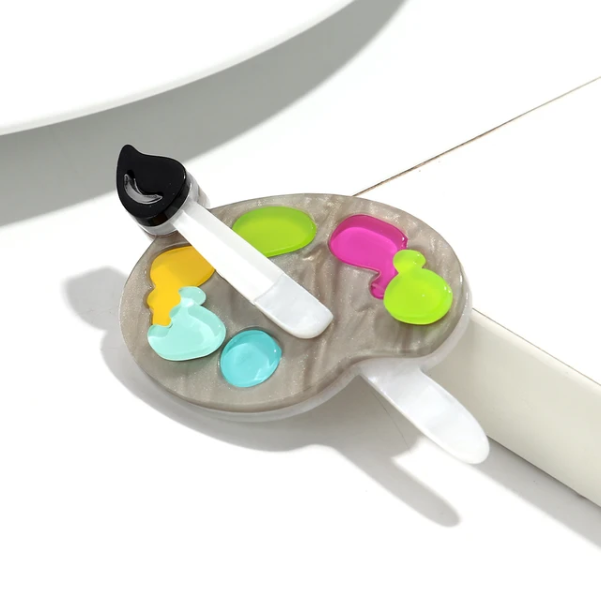 The Artist’s Hand – Palette Brooch Collection of 4 Bedazzled by Cubism