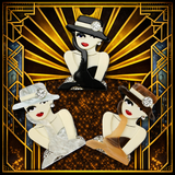 Artistic Deco Silhouette Brooch Collection