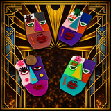 Cubist Reverie – Mosaic Faces