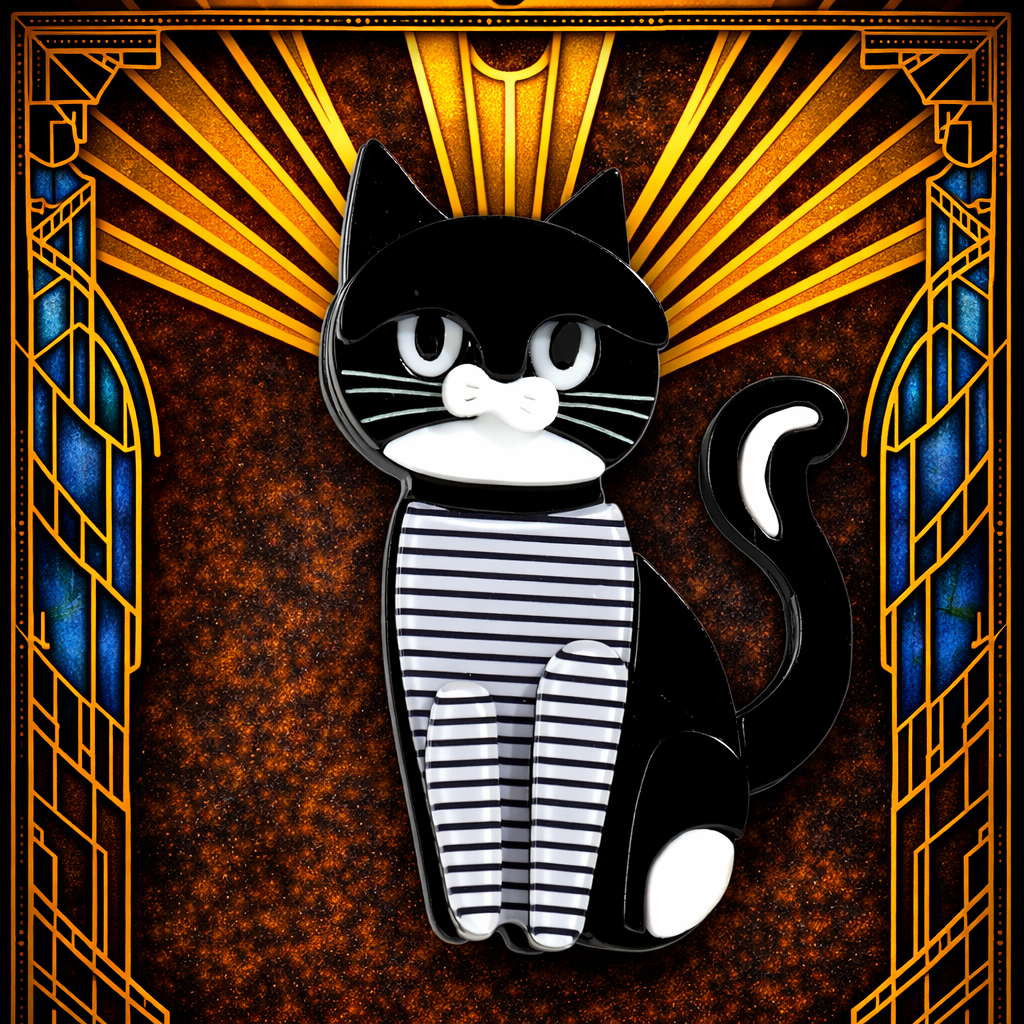 Art Deco Feline