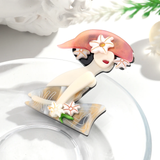 Water Lilies Brooch Duo