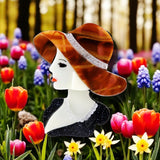 Garden Gala Brooch: Timeless Elegance in Full Bloom. Elegant Brooch for Sophisticated Events.