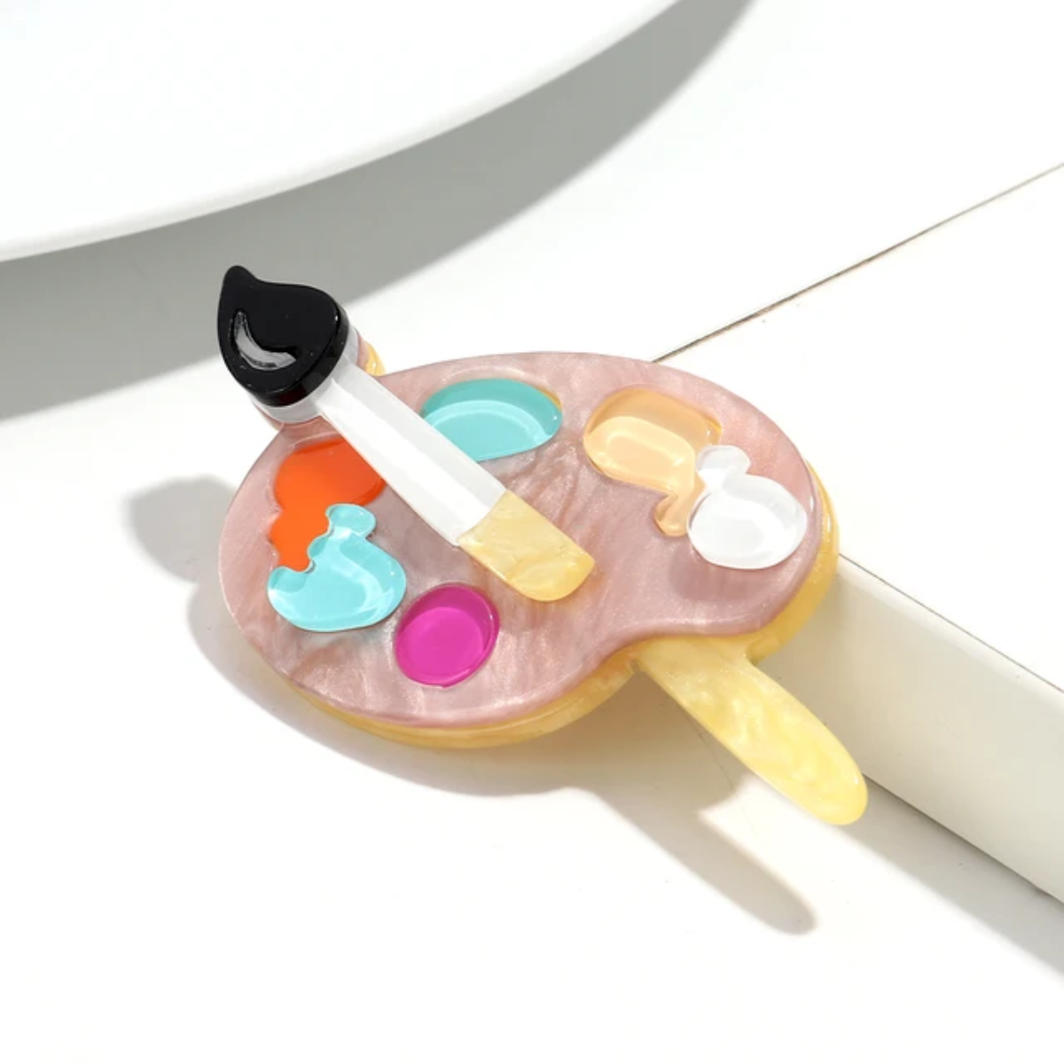 The Artist’s Hand – Palette Brooch Collection of 4 Bedazzled by Cubism