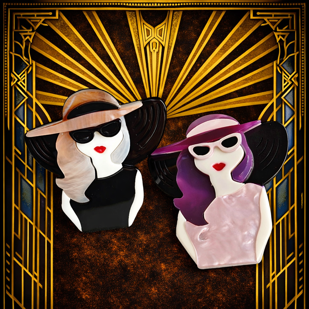 Madeliene Brooch Duo