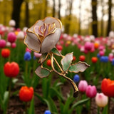 The Golden Rose Brooch: A symbol of timeless elegance.