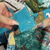 Van Gogh Design Cotton Jacquard Woven Tote Bag. A tantalizing tapestry of artistic passion, designed to turn heads and ignite conversations.