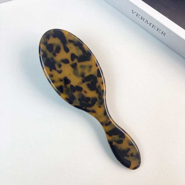 Large 22cm Tortoiseshell Acrylic Hair Brush. Brush Your Hair in Style with this Retro Hair Accessory. Great for Hairdressers!