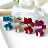 Deco Silhouette Variegated Brooch Collection