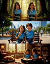 Page & Plume Kids TShirts.Where Imagination Takes Flight. Art Streetwear for Kids 5 to 12 Years Old! When Imagination is More Important Than Knowledge!