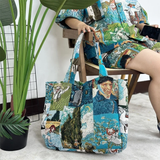 Van Gogh Design Cotton Jacquard Woven Tote Bag. A tantalizing tapestry of artistic passion, designed to turn heads and ignite conversations.