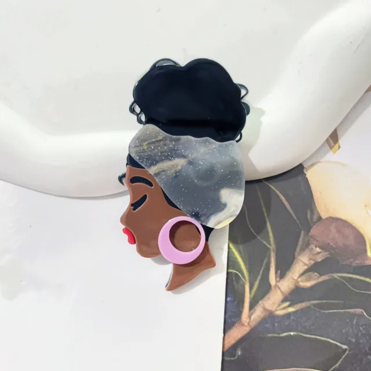 Sovereign Afro Six – Headwrap Series Inspired by Cubist Art