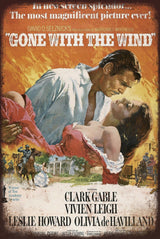 Gone with the Wind - Retro Metal Art Decor - Wall Mount or Free Standing on Console Table -  Two Sizes - 8'' X 12" & 12" X 16" - No. 40492
