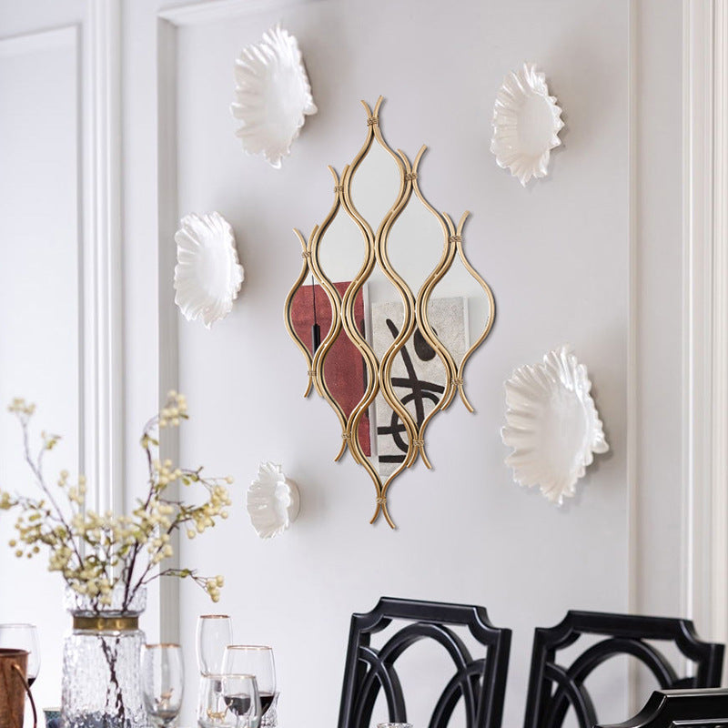 'Arcturus' Mirror Wall Sculpture 100cm Length - Waves of Beauty