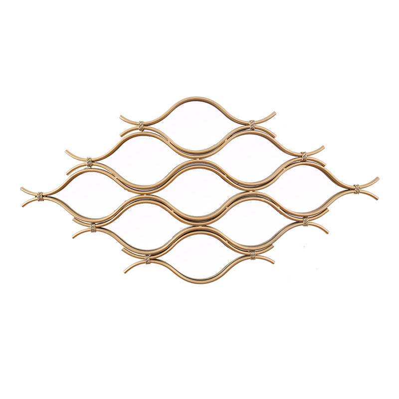 'Arcturus' Mirror Wall Sculpture 100cm Length - Waves of Beauty