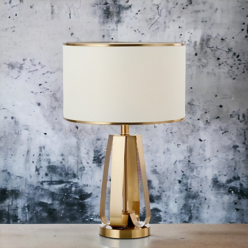 ‘Brancusi’ Gold Brass Table Lamp.