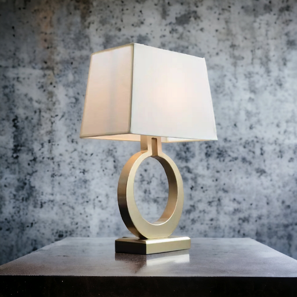 ‘Noguchi’ Gold Brass Table Lamp