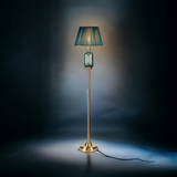 ‘Armani’ Green & Gold Traditional Ceramic Floor Lamp