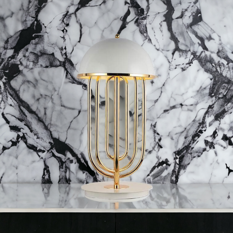 ‘Calder’ Gold Brass Table Lamp